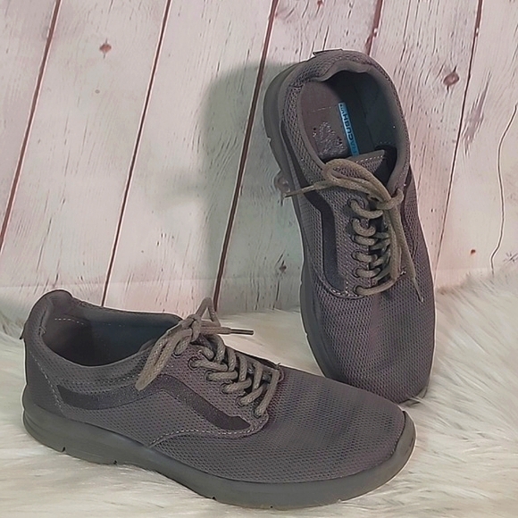 VANS 1.5 MONO LIGHT PEWTER GREY ULTRACUSH LITE SNEAKERS SHOES WOMENS SIZE 8 - Picture 3 of 17